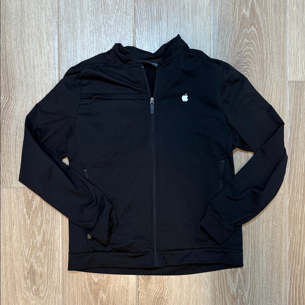 Apple Employee Exclusive  Black Zip-Up Jacket
